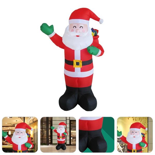 

christmas decorations 1 set of layout decoration inflatable santa claus decor prop