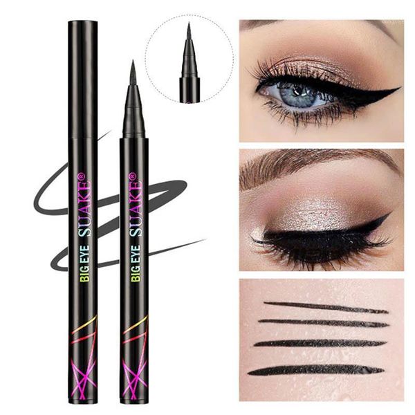 

small pen quick-drying eyeliner long-lasting waterproof and easy to wear black liquid pencil drawing soft brush1