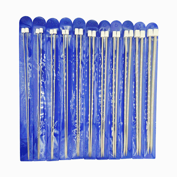 

sewing notions & tools 2-8mm 25cm/35cm stainless steel straight knitting needles crochet hook diy for sweater weave accessories, Black