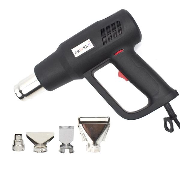 

professional heat guns dual temperature gun whit 4 nozzles tool 2600 wa air electric