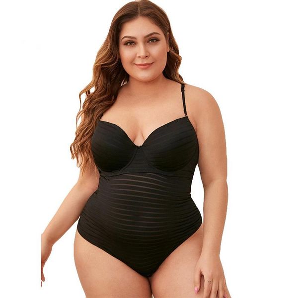 

women's shapers women seamless underwear bodysuit tummy lingerie strap brassiere slimming waist control push up bras plus size 2xl 3xl, Black;white