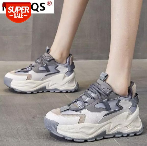 

2021 fashion women's shoes autumn lace-up non-slip wear-resistant sneakers comfortable breathable casual #i413