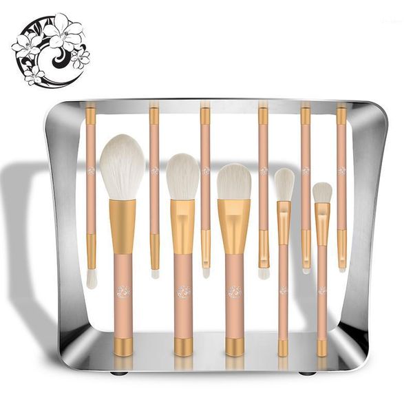 

brand professional 11pcs magic makeup wool fiber hair magnet brush set brochas maquillaje pinceaux maquillage cs11