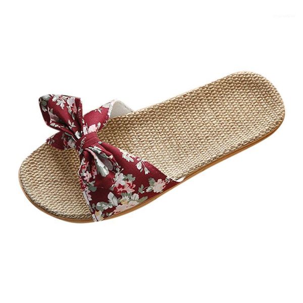 

slippers casual slip summer lovely women female bohemia bowknot flip flops beach shoes sandals slipper zapatos de mujer wholesale #lr41, Black