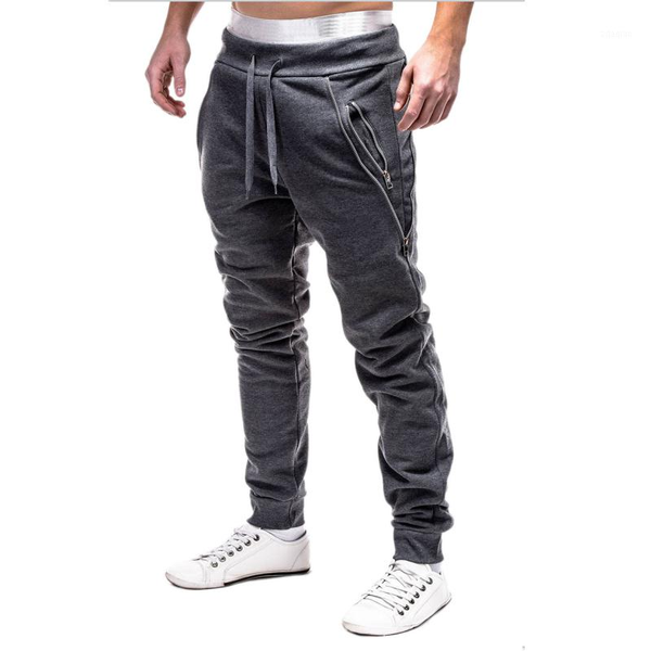 

men's pants autumn winter outdoor stretch sports suit sport gym jogger, Black