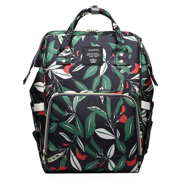 

lequeen diaper bag travel backpack for mom waterproof baby maternity stroller large capacity nappy bags