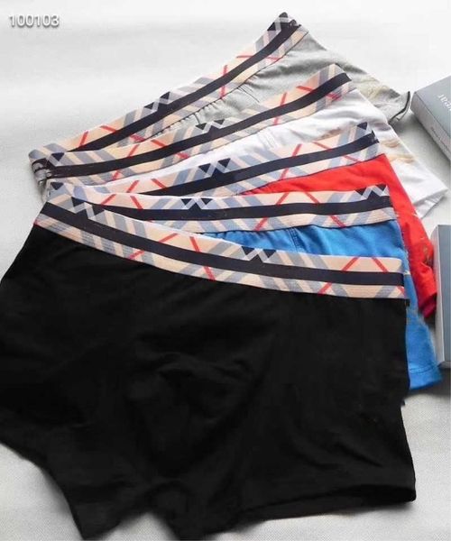 

mens luxury boxer designer underwears shorts underpants young soft comfortable elastic men brand boxer underwear klw1309, Black;gray