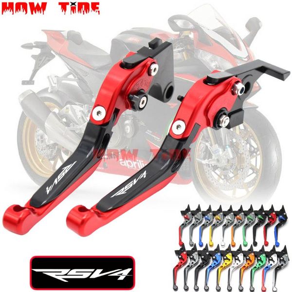 

motorcycle brakes cnc adjustable folding brake clutch levers for aprilia rsv4/rsv4 factory 2009-2021 2010 2011 2012 2013 2014 2021