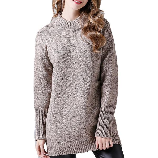 

casual long sleeve knitted sweater women warm winter oversize loose female sweaters pullover abrigo mujer women's, White;black