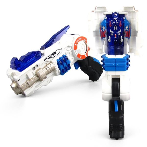 

new children's gun with music luminous electric deformable toy pistol