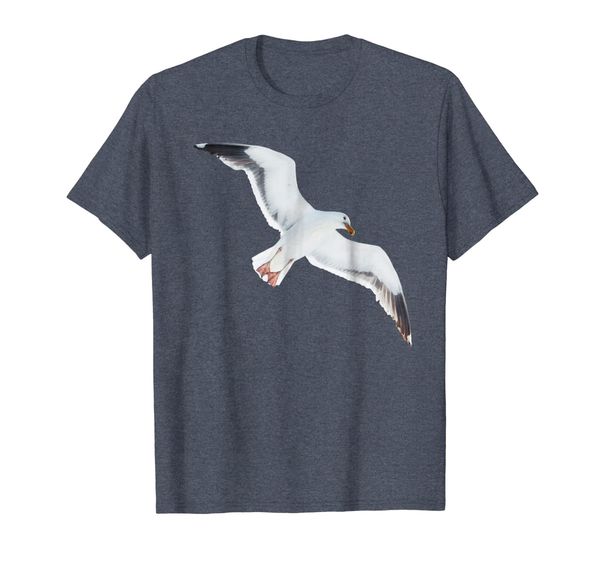 

Flying Seagull Shirt Seagull Lover T Shirt Bird Watching Tee, Mainly pictures