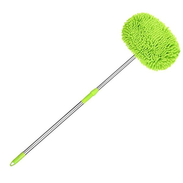

car sponge three-stage wash mop wipe brush retractable chenille cleaning tool