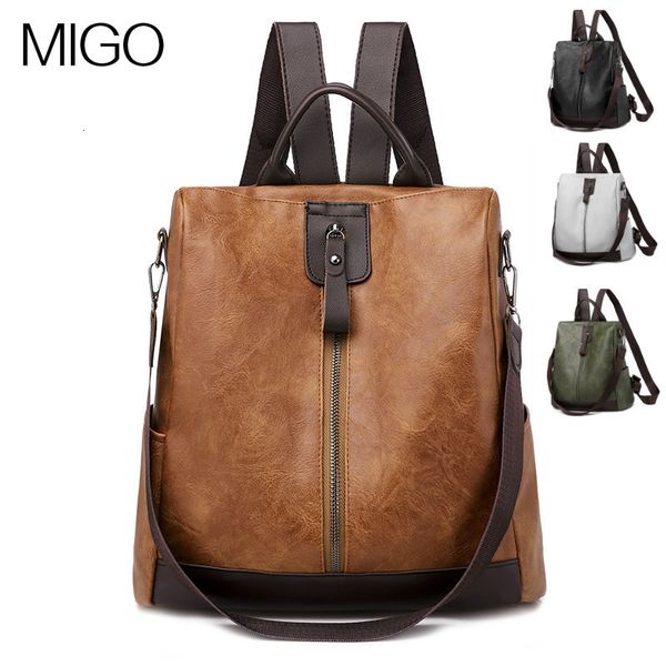 

backpack women's 2021 fashion leisure schoolbag large capacity anti theft