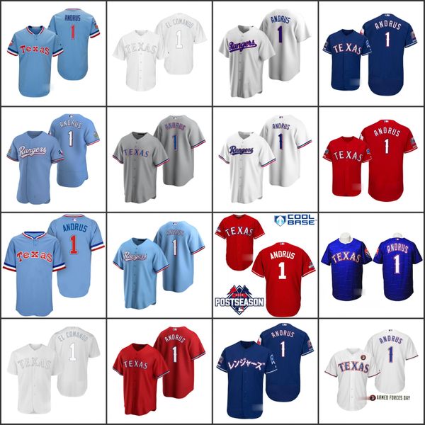 

texas rangers men 1 elvis andrus women youthjersey, Black;red