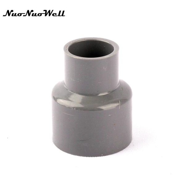 

watering equipments 2pcs nuonuowell pvc 40mm-25mm straight connector garden micro drip irrigation system fittings hose/pipe parts