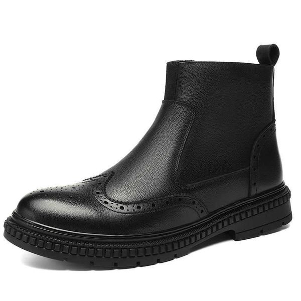 

tangzuo 9156 high zipper leather boots, batch 37-46 black single cotton