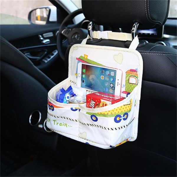 

storage bags box portable organizer car seat back bag cartoon car-styling large capacity ic896290