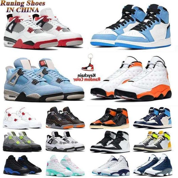 

og silver toe men basketball shoes sneakers 1 1s 4 4s 13s fire neon university blue red flint mens trainers sport goodgoodsneakers fashion