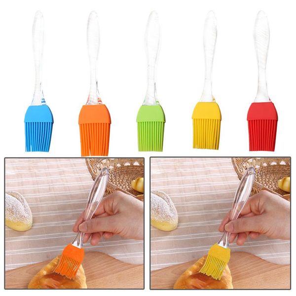 

baking & pastry tools hoomall 1pc silicone brush liquid oil pen cake butter bread cream safety kitchen supplies bbq