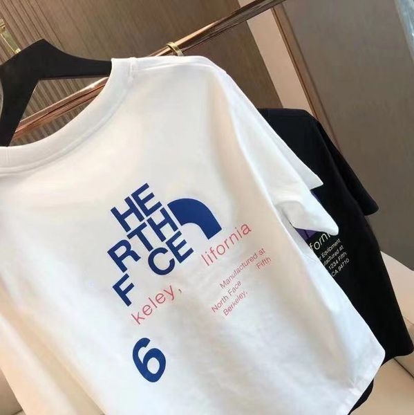

tee half round t-shirt couple's wear, printed letter short sleeve black and white, size m-3xl versatile, support wholesale#polo03, White;black