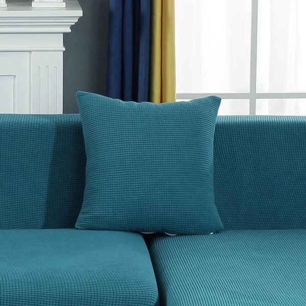 

pillow case soft plush pillowcases solid cushion cover square decorative pillows for sofa bed car home throw