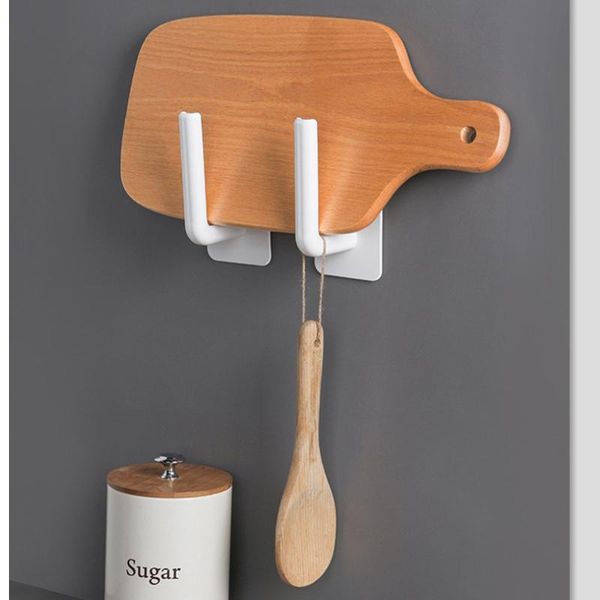 

hooks & rails multifunction on the wall kitchen bathroom hangers cups paper towels storage racks stickers household
