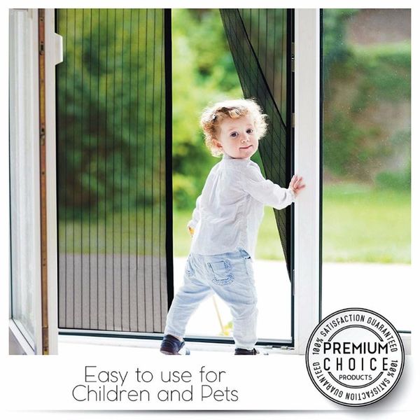 

mosquito net bug door window mesh hands-magnetic summer anti-mosquito curtains encryption magnets