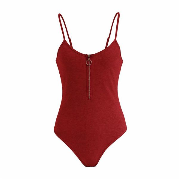 

women's jumpsuits & rompers romper women bodysuit sleeveless 2021 summer solid club wear adjustable v neck bottoming shirt, Black;white
