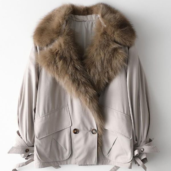 

women's fur & faux simple autumn winter liner hair collar pai overcome short thick warm coat, Black