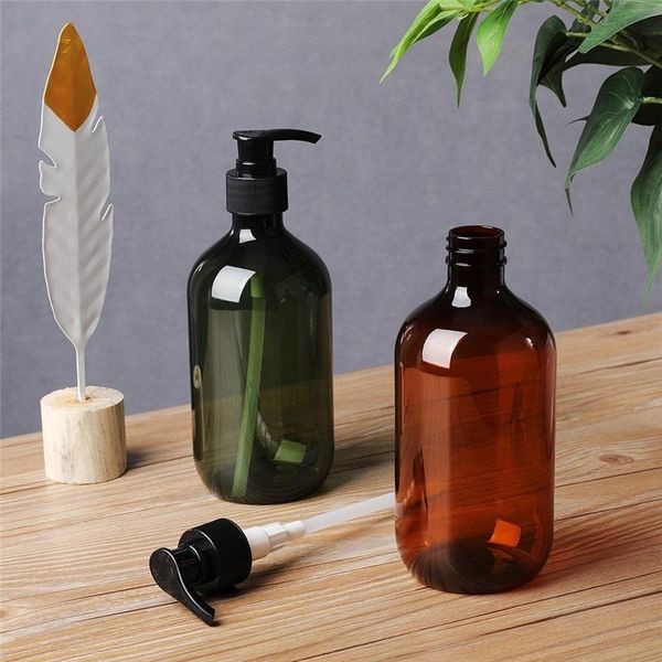 

300/500ml bathroom portable soap dispensers lotion shampoo shower gel holder dispenser empty bath pump bottle home liquid