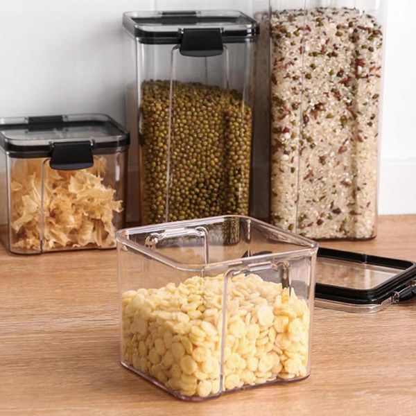 

dried fruit moisture-proof transparent sealed storage tank preservation container with lid bottles & jars