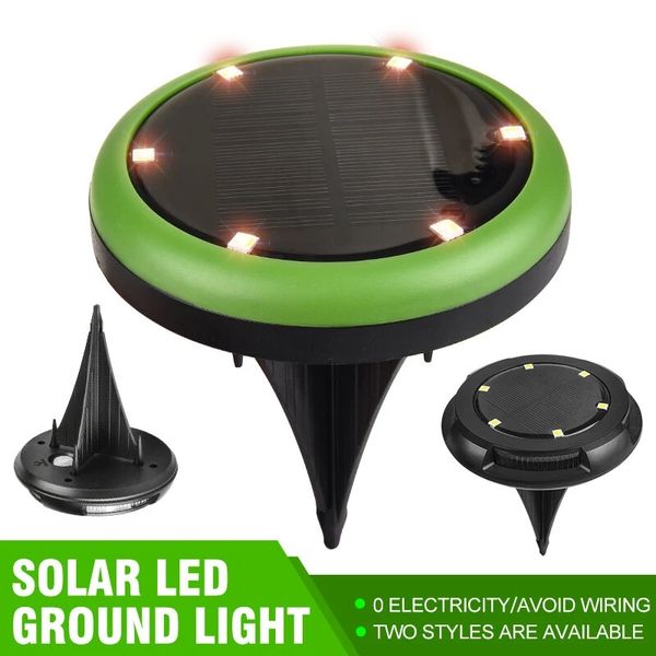 

solar colorful underground lights outdoor rpg plug led garden embedded lawn