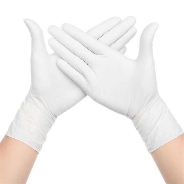 

household disposable nitrile gloves waterproof powder-latex kitchen cleaning white purple