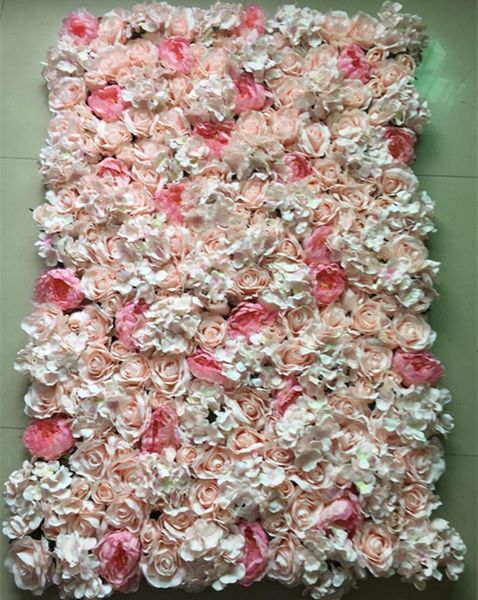 

artificial rose hydrangea peony flower wall for wedding background or lawn/pillar road decoration 10pcs/lot decorative flowers & wreaths