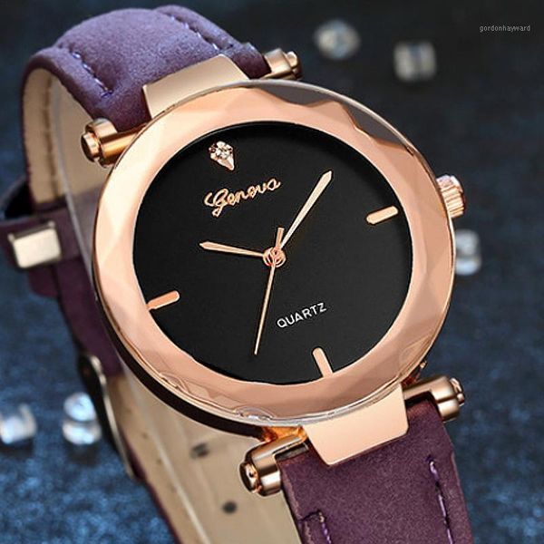 

wristwatches woman watch 2021 fashion starry sky geneva women watches quartz ladies bayan kol saati montre feminino, Slivery;brown