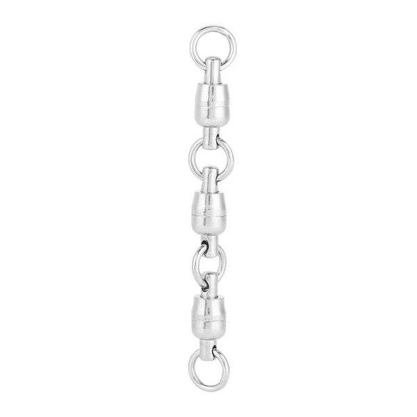 

fishing hook connector stainless steel snap rotatable rolling lock ball hooks