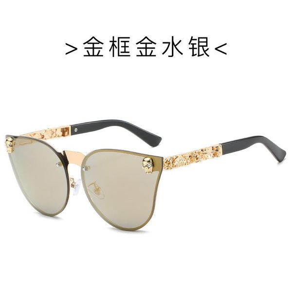 

fashion sunglasses frames s900 gothic toad glasses scalded legs skull women, Black