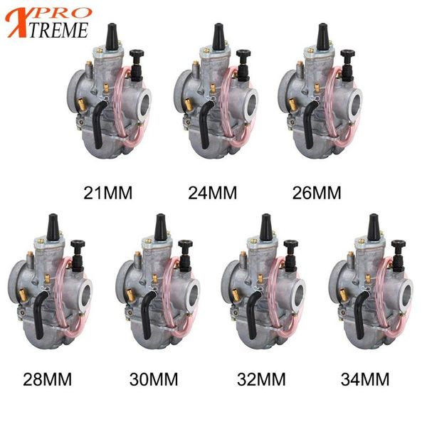 

motorcycle pwk 21 24 26 28 30 32 34 mm 2 stroke engine carburetor power jet for 50 75 100 125 150 200 cc atv buggy quad go kart fuel system