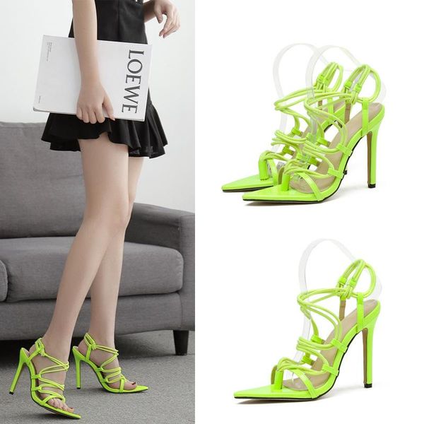 

dress shoes high heels 2021 slim heel hollow toe sandals size 35-41, Black