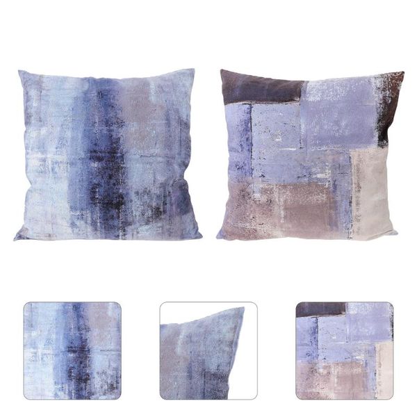 

cushion/decorative pillow 2pcs throw covers decorative square cushion case for home