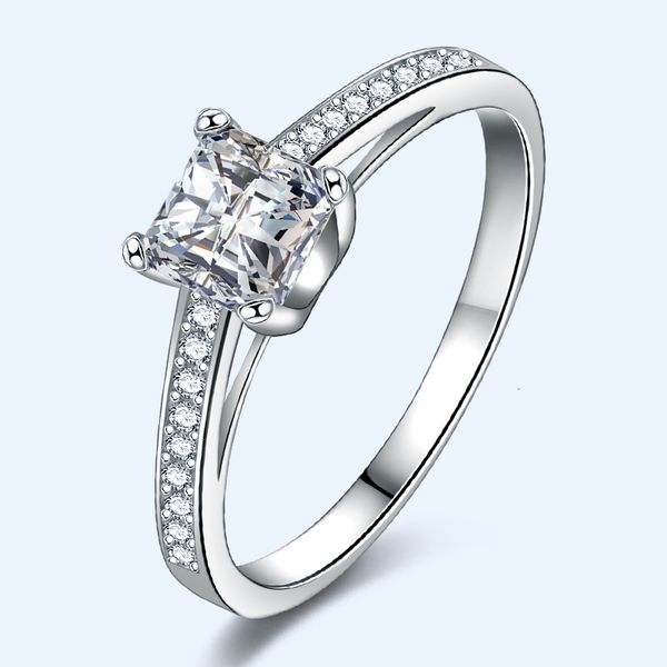 

ring mossan diamond princess square four claw 1 women's live broadcast, Silver