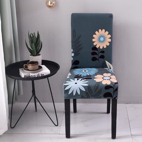 

chair covers 30 floral printing spandex stretch elastic removable seat for wedding dining room office banquet cover