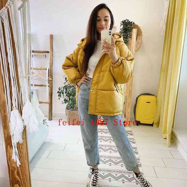 

cotton women's wear, purple short cotton padded et, loose down winter coat, new in 2020, Black;brown