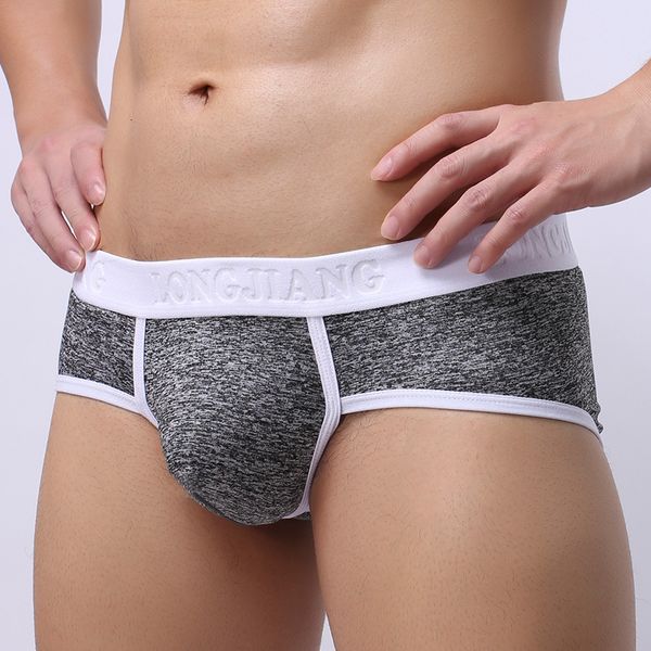 

men's mid waist briefs u convex youth 433, Black;white