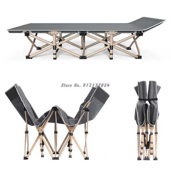

camp furniture folding bed sheet for household lunch break multifunctional portable nap recliner office simple camping