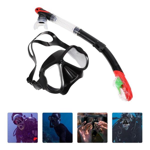 

diving masks 1 set snorkeling snorkel mask practical portable gear