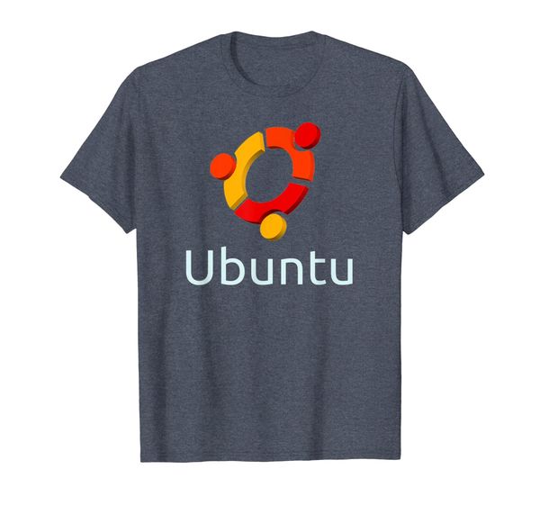 

ubuntu os t-shirt linux tux penguin tee-shirt, White;black