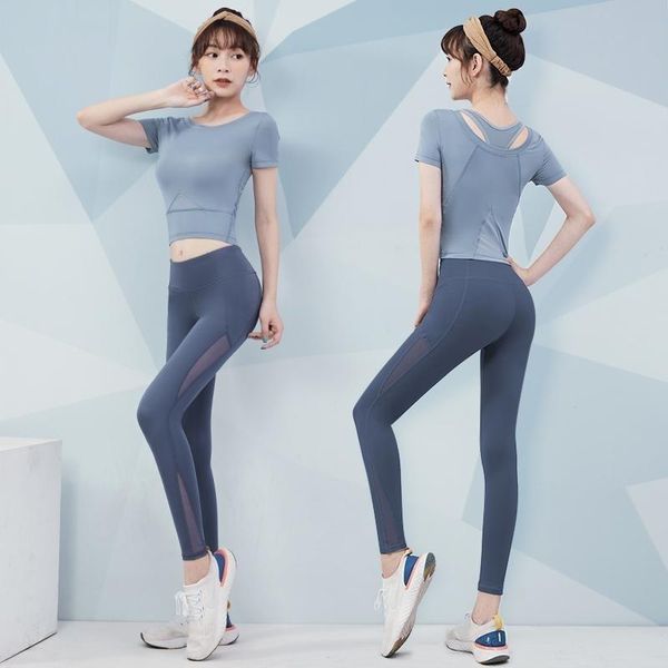 

yoga outfit crop clothing red summer high fashion running deportivo mujer camisetas