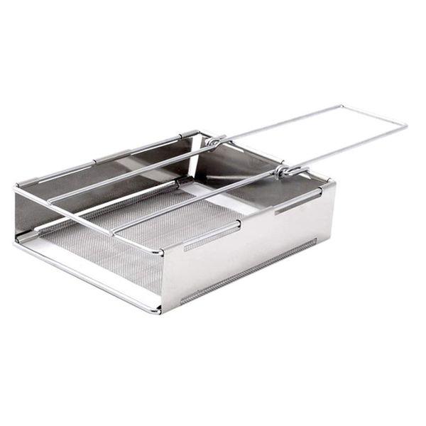 

foldable rectangular bread toast camp stove toaster rack outdoors glacier hand-held for camping hiking picnic outdoor fishing accessories