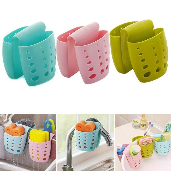 

hooks & rails 1pc sink storage hanger multi-purpose hanging drain bag detachable sponge tableware kitchen accessories
